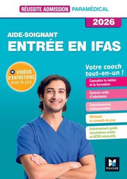Réussite admission Entrée en IFAS - Aide-soignant 2026, Jackie Pillard - Ebook - 9782216178452