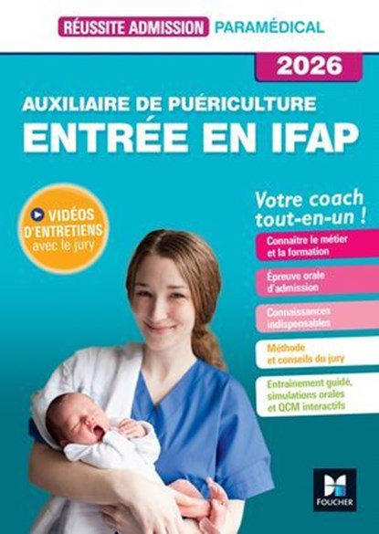 Réussite admission Entrée en IFAP - Auxiliaire de puériculture 2026, Jackie Pillard - Ebook - 9782216178469