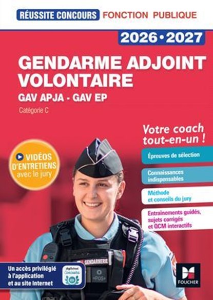 Réussite Concours - Gendarme adjoint volontaire - APJA et EP- 2026-2027 - Préparation complète, Philippe Alban ; Valérie Béal ; Florence Abdoul-Dorion ; Marianne Fougère - Ebook - 9782216180172