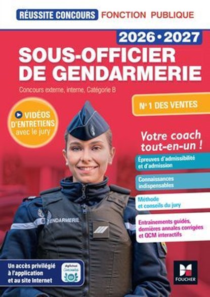 Réussite Concours - Sous-officier de gendarmerie - 2026-2027- Préparation complète, Philippe Alban ; Valérie Béal ; Michaël Mulero - Ebook - 9782216180189