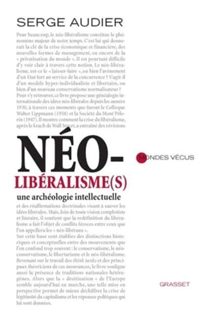 Néolibéralisme(s), Serge Audier - Ebook - 9782246795612