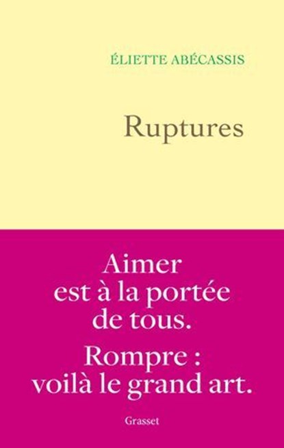 Ruptures, Eliette Abécassis - Ebook - 9782246841036