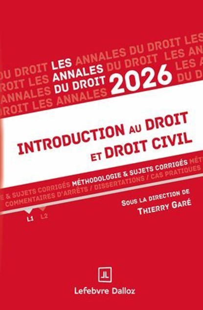 Introduction au droit et droit civil 2026, Thierry Garé - Ebook - 9782247245178