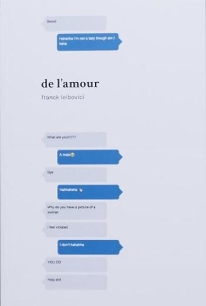 de l’amour, Franck Leibovici - Paperback - 9782365680189