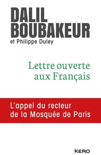 Lettre ouverte aux Français, Dalil Boubaker - Ebook - 9782366581379