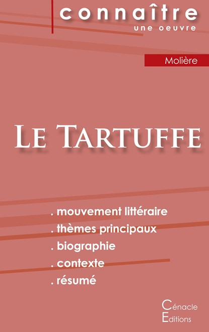 Fiche de lecture Le Tartuffe de Moliere (analyse litteraire de reference et resume complet), Moliere - Paperback - 9782367885278