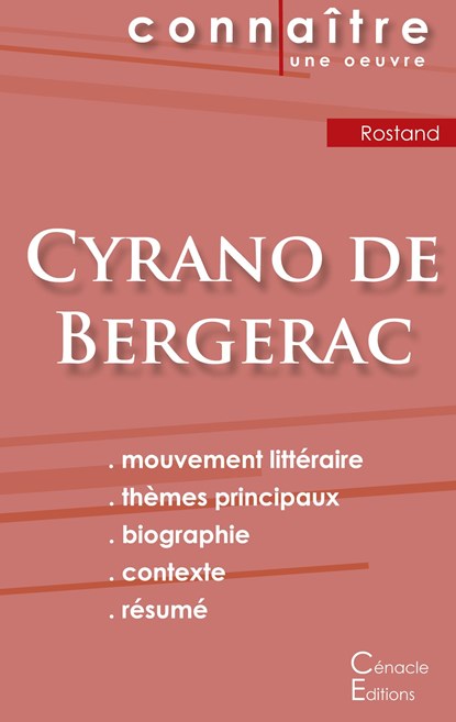 Fiche de lecture Cyrano de Bergerac de Edmond Rostand (Analyse litteraire de reference et resume complet), Edmond Rostand - Paperback - 9782367887043