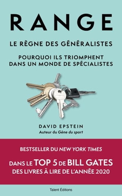 Range : Le règne des généralistes, David Epstein - Ebook - 9782378151799
