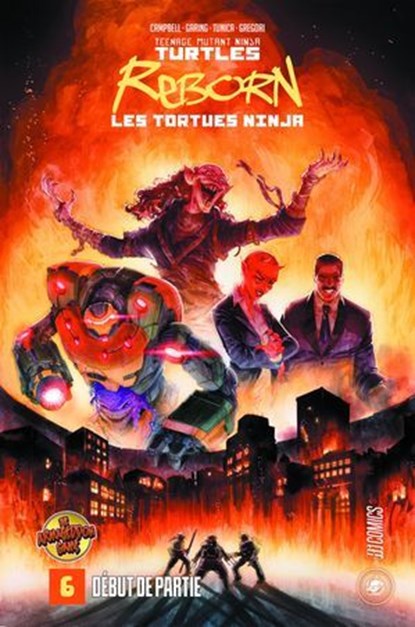 Les Tortues Ninja - TMNT Reborn, T6 : Armageddon Game : début de partie, Sophie Campbell ; Juni Ba ; Fero Pe ; Tom Waltz ; Kevin Eastman ; Pablo Tunica - Ebook - 9782378873714