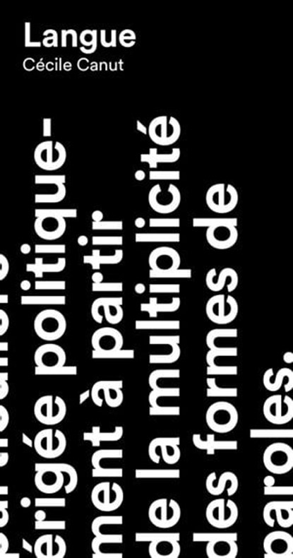 Langue, Cécile Canut - Ebook - 9782381910130