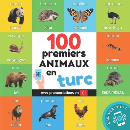 100 premiers animaux en turc, Yukismart - Paperback - 9782384121434