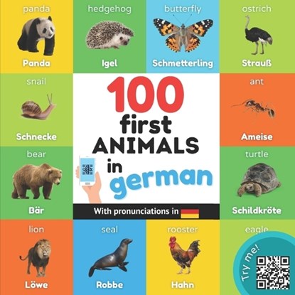 100 first animals in german, Yukibooks - Paperback - 9782384121618