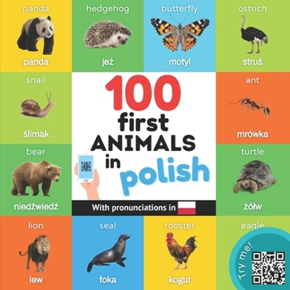 100 first animals in polish, Yukismart - Paperback - 9782384121694