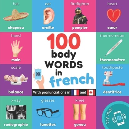 100 body words in french, Yukismart - Paperback - 9782384124879