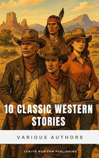 10 Classics Western Stories, Andy Adams ; Frederic Balch ; B. M. Bower ; James Fenimore Cooper ; Washington Irving ; Samuel Merwin ; Marah Ellis Ryan ; Zenith Horizon Publishing - Ebook - 9782384239962