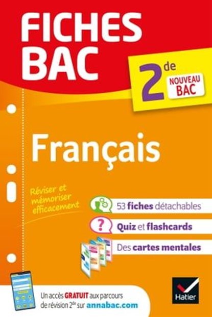 Fiches bac - Français 2de, Séverine Charon ; Bertrand Darbeau ; Sandrine Girard - Ebook - 9782401060753