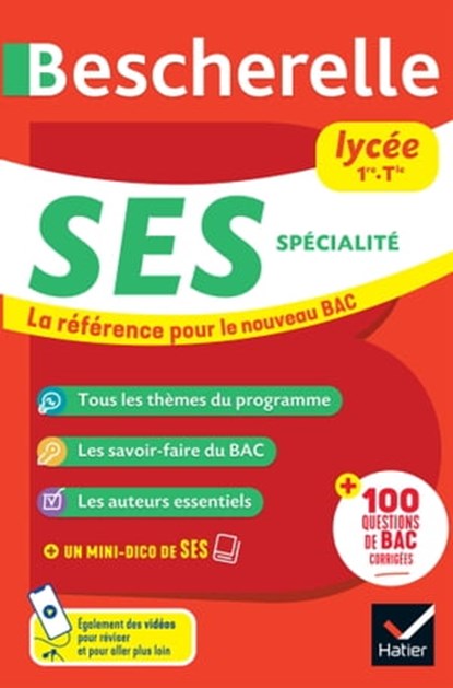 Bescherelle SES lycée (1re, Tle) - Nouveau bac, Sarah Conquer ; Thomas Dautais ; Cécile Gauron ; Sophie Jeandin ; Denis Martin - Ebook - 9782401099708