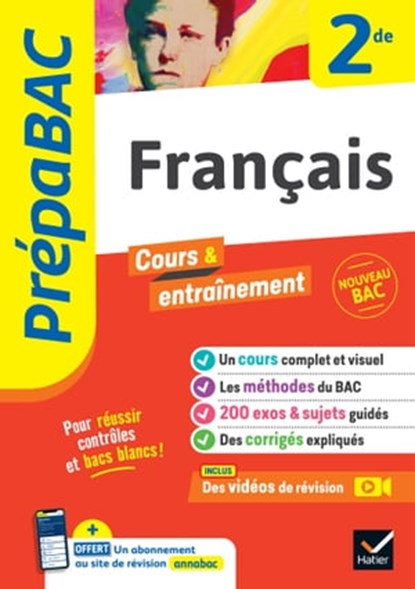 Prépabac - Français 2de, Séverine Charon ; Bertrand Darbeau ; Sandrine Girard ; Agnès Marrière ; Audrey Thoor - Ebook - 9782401102644