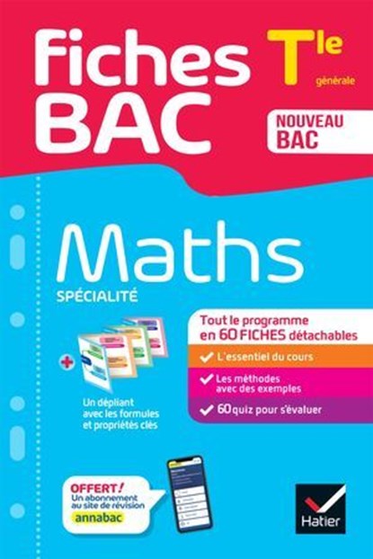 Fiches bac - Maths Tle (spécialité) - Bac 2025, Michel Abadie ; Jacques Delfaud ; Annick Meyer ; Jean-Dominique Picchiottino ; Martine Salmon ; Sophie Touzet - Ebook - 9782401110953
