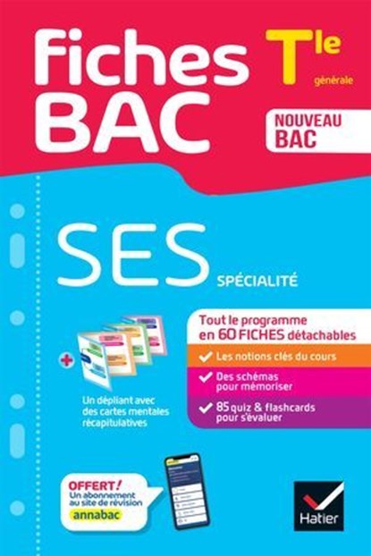 Fiches bac - SES Tle (spécialité) - Bac 2026, Séverine Bachelerie-Marteau ; Sylvie Godineau ; Céline Le Feuvre ; Sylvain Leder ; Denis Martin ; François Porphire ; Franck Rimbert ; Gilles Seurin - Ebook - 9782401111035