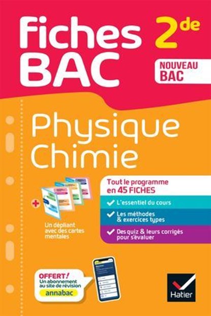 Fiches bac - Physique-Chimie 2de, Nathalie Benguigui ; Patrice Brossard ; Jacques Royer - Ebook - 9782401118379