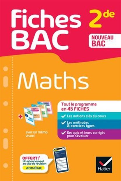 Fiches bac - Maths 2de, Hervé Kazmierczak ; Christophe Roland - Ebook - 9782401118546