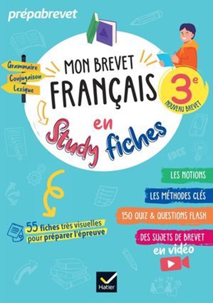 Mon brevet Français en studyfiches - 3e - Brevet 2025, Sylvie Dauvin - Ebook - 9782401118744