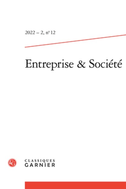 Entreprise & Societe. 2022 - 2, N12, Pascal Glemain - Paperback - 9782406146520