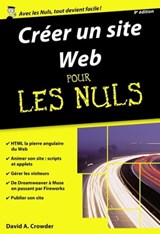 Créer un Site Web Poche pour les Nuls, 9ème édition - David A. Crowder - 9782412015476