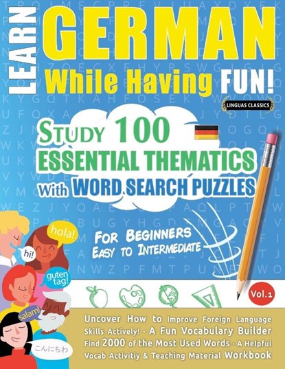 Learn German While Having Fun! - For Beginners, Linguas Classics - Paperback - 9782491792404