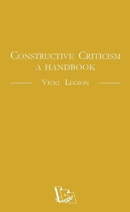 Constructive Criticism, Vicki Legion - Paperback - 9782493844255