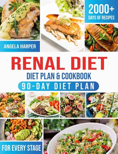 Renal Diet Cookbook & Diet Plan, Angela Harper - Paperback - 9782642094890