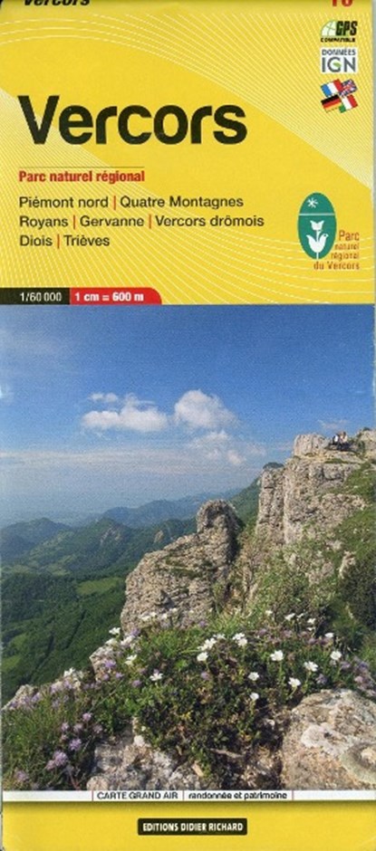 Libris Wanderkarte 10 Vercors 1 : 60 000, niet bekend - Gebonden - 9782723476737