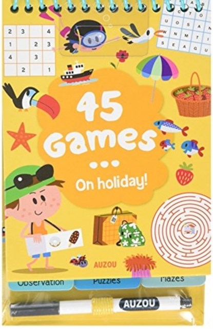 45 Games... on Holidays!, Auzou Publishing - Gebonden - 9782733853139