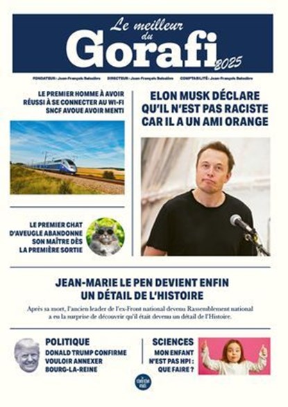 Le meilleur du Gorafi 2025, LE GORAFI - Ebook - 9782749184319