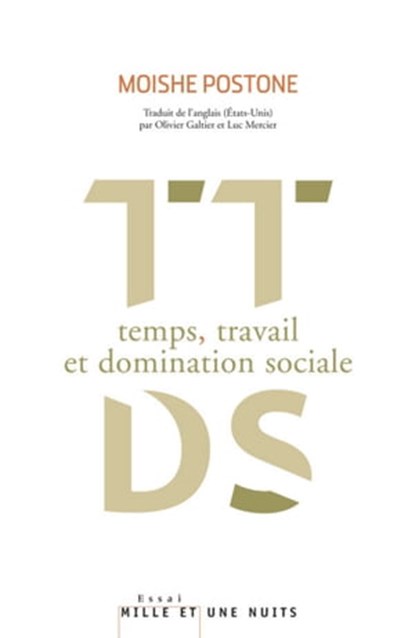 Temps, travail et domination sociale, Moishe Postone - Ebook - 9782755503395