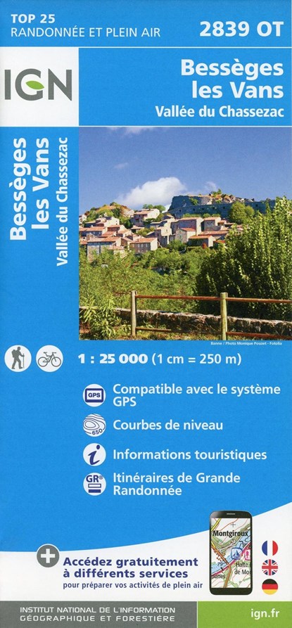 Bessèges / Les Vans / Vallée du Chassezac, niet bekend - Overig - 9782758545460