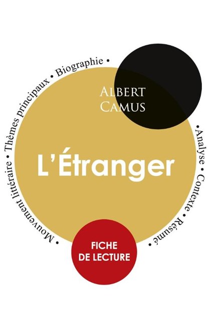 Fiche de lecture L'Etranger (Etude integrale), Albert Camus - Paperback - 9782759312825