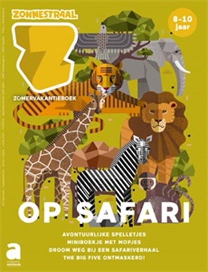 Spelletjes- en oefenboek Zonnestraal: Op safari, Sarah Devos e.a - Paperback - 9782808132343