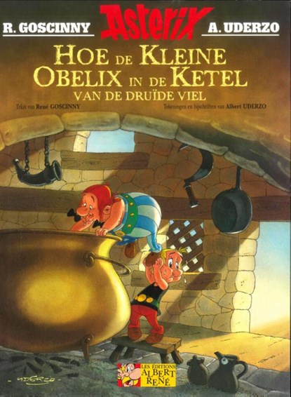 Asterix - hoe de kleine obelix in de ketel van de druïde viel (geïllustreerd album), rene goscinny ; Uderzo a - Paperback - 9782864972426