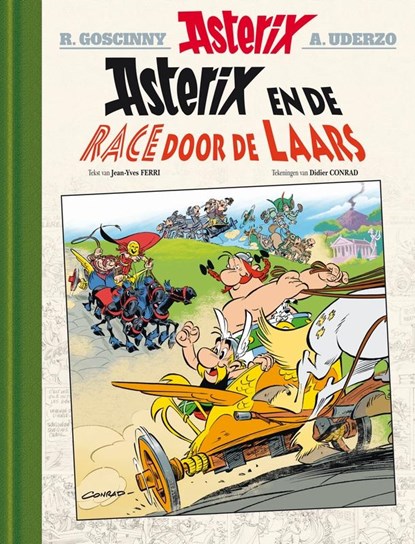 Lu37. asterix en de race door de laars, didier conrad ; jean-yves Ferri - Paperback Gebonden - 9782864973317