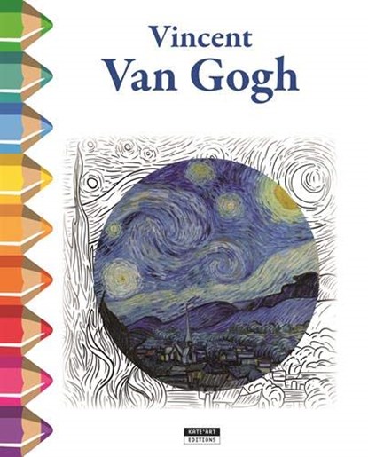 Vincent van gogh coloring book, niet bekend - Paperback - 9782875752093