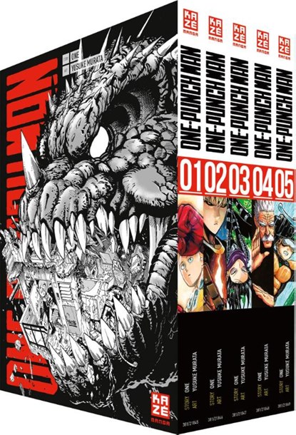 ONE-PUNCH MAN - Box mit Band 1-5, Yusuke Murata ; ONE - Paperback - 9782889218684