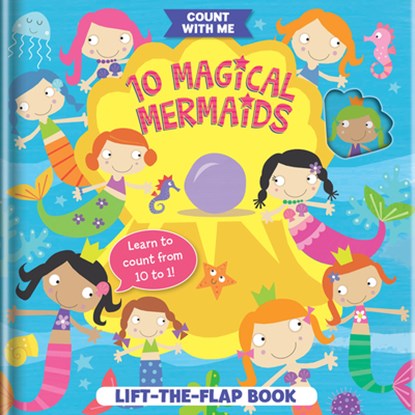10 Magical Mermaids: A Lift-The-Flap Book, Jayne Schofield - Gebonden - 9782898020292