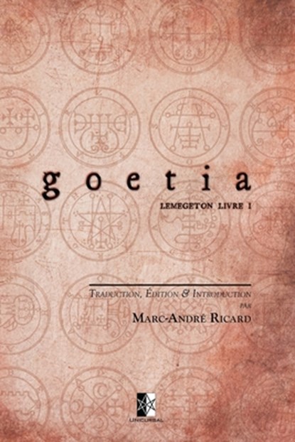 Goetia, Marc-Andre Ricard - Paperback - 9782898060359
