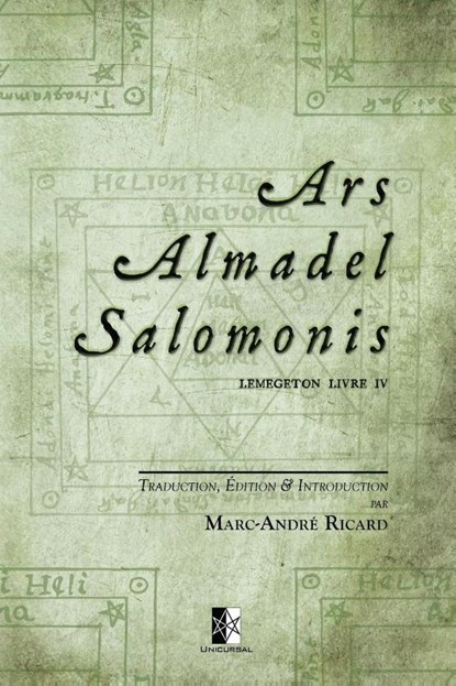 Ars Almadel Salomonis, Marc-Andre Ricard - Paperback - 9782898060434