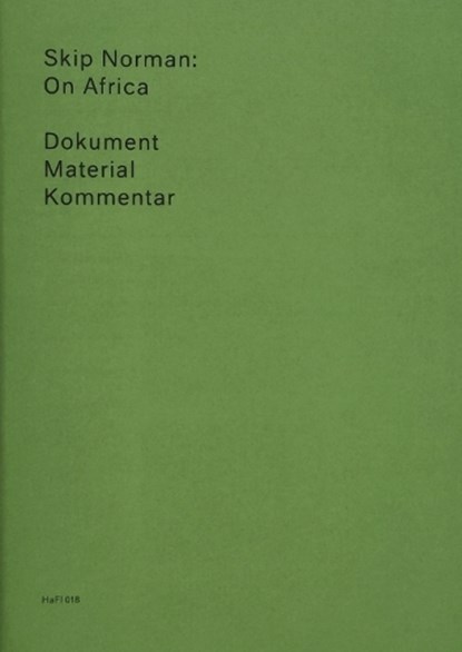 On Africa, Norman Skip - Paperback - 9782940672509