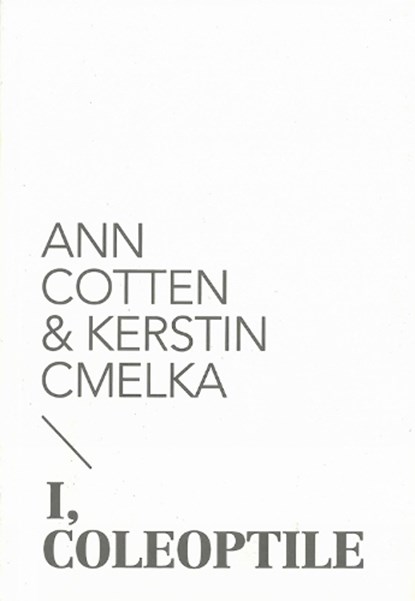 I, Coleoptile, Ann Cotten - Paperback - 9783000326271