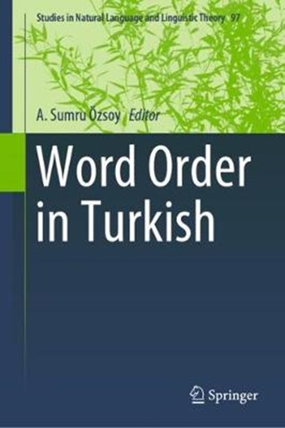 Word Order in Turkish, A. Sumru OEzsoy - Gebonden - 9783030113841