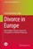 Divorce in Europe, Dimitri Mortelmans - Gebonden - 9783030258375